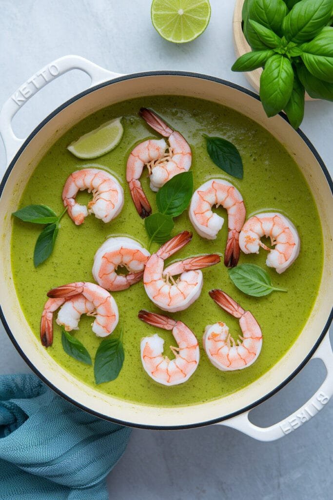 Keto Shrimp Thai Green Curry