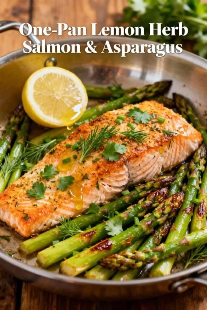 One-Pan Lemon Herb Salmon & Asparagus