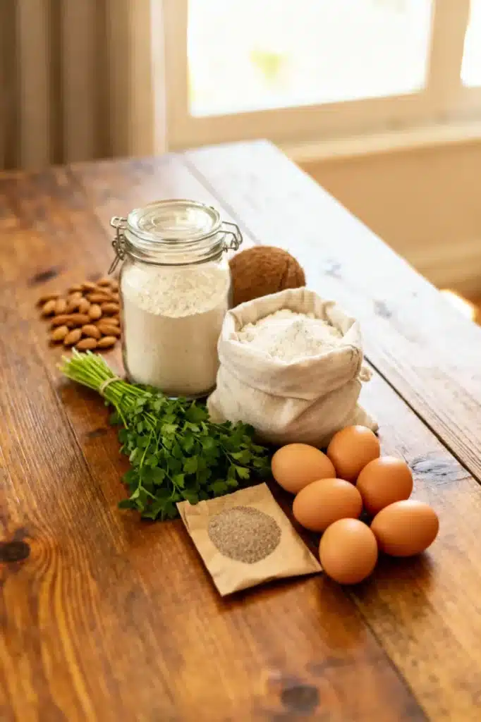 ingredients for the keto bread