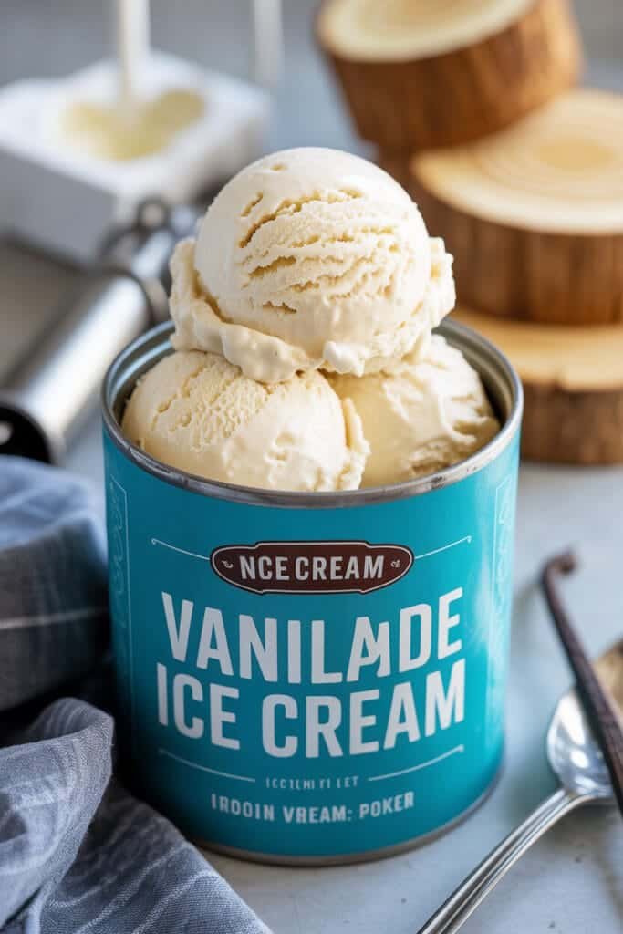 No-Churn Vanilla Ice Cream