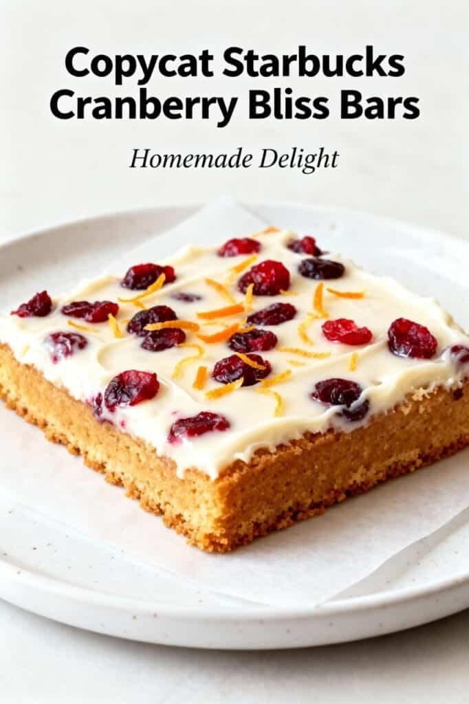 cranberry bliss bars
