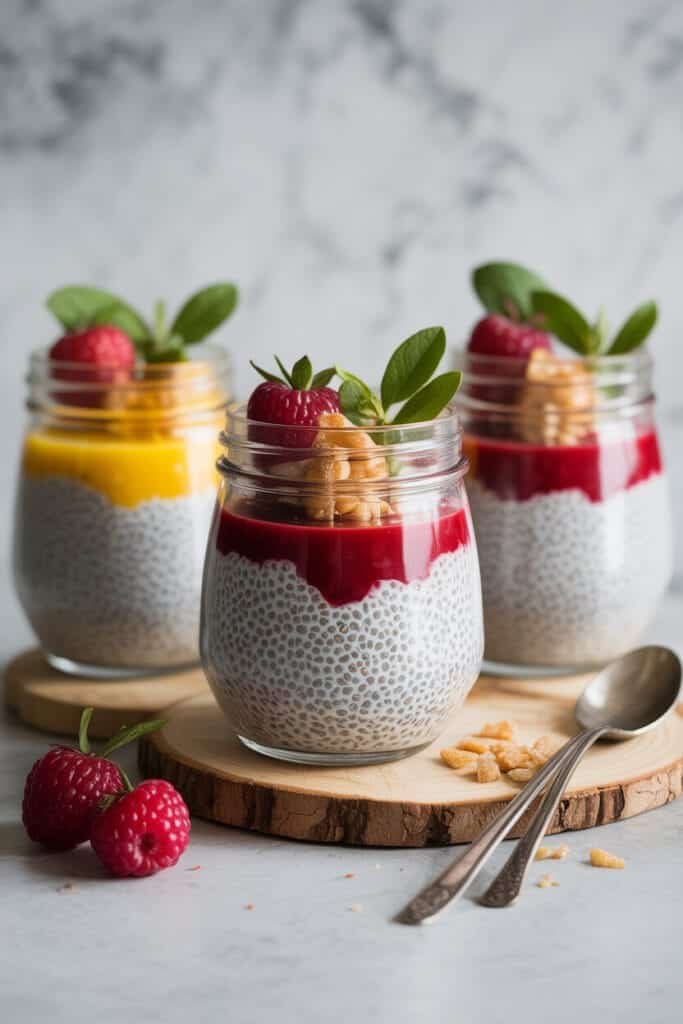Chia Seed Pudding Three Ways
