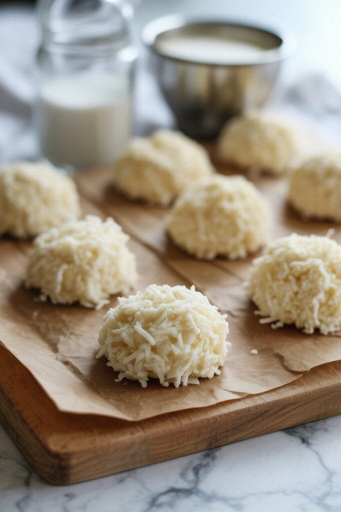 No-Bake Coconut Cookies