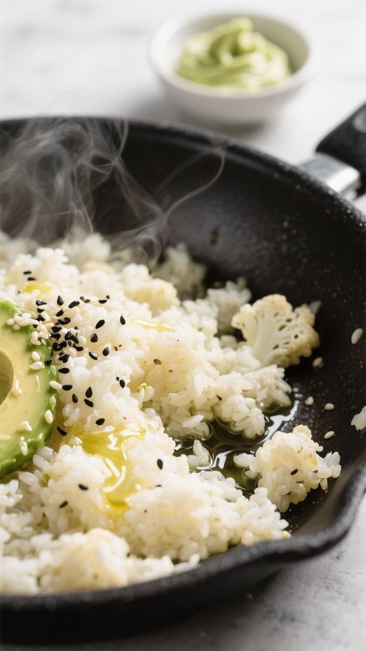 Keto Sushi Burrito Bowl With Wasabi Mayo