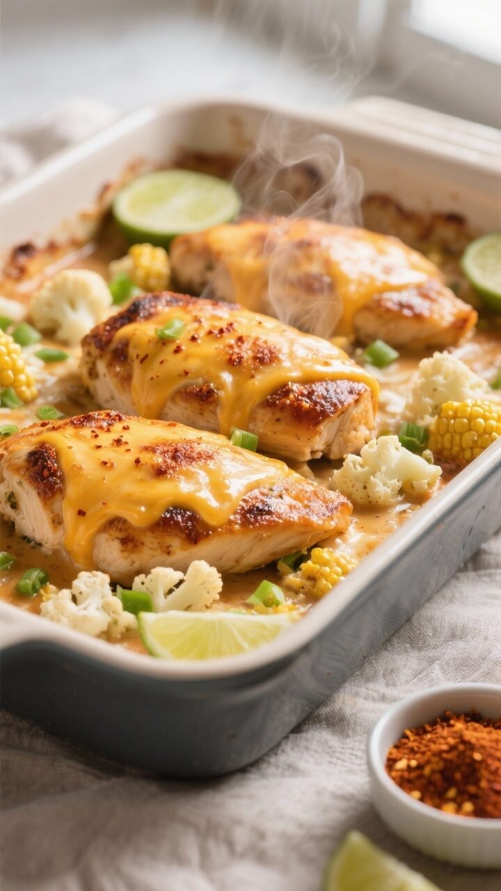 Keto Mexican Street Corn Chicken Bake Recipe Keto Mexican Street Corn Chicken Bake Recipe