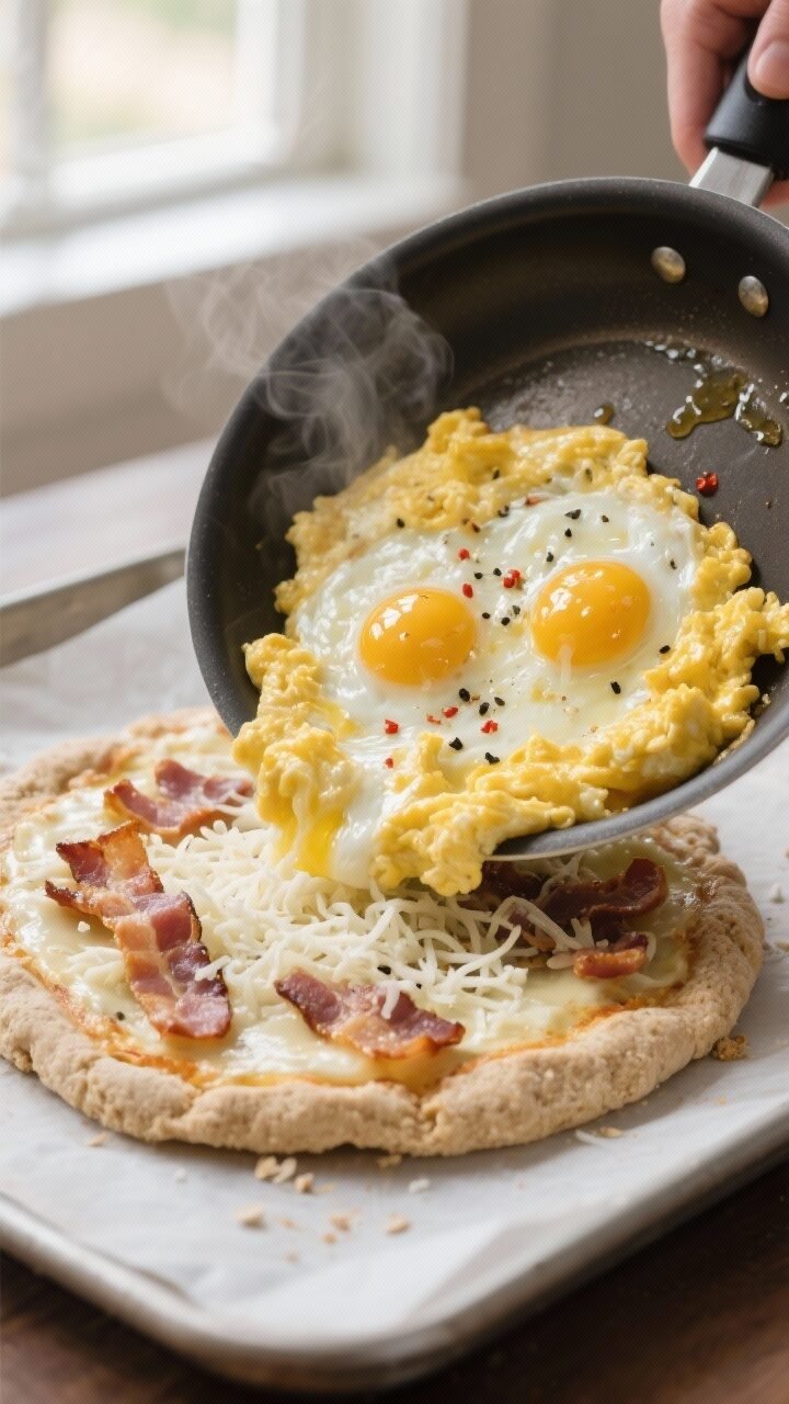 Breakfast Keto Pizza Breakfast Keto Pizza