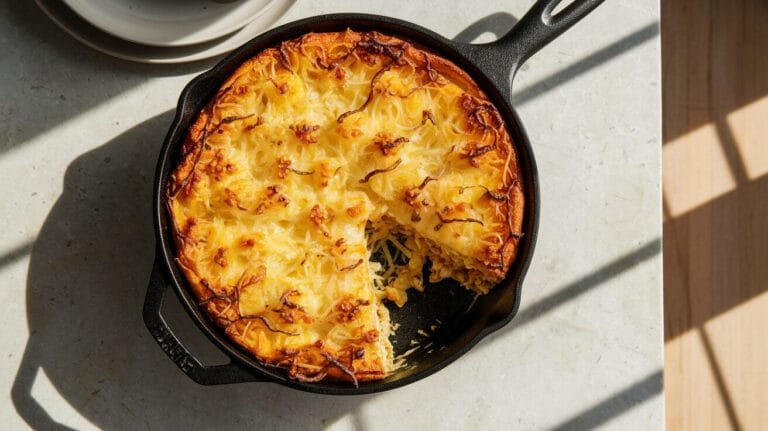 Cheesy Keto Sausage Breakfast Casserole