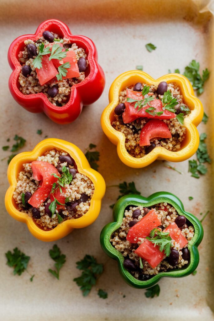 Quinoa-Stuffed Bell Peppers: The Meal You Didn’t Know You Needed quinoa-stuffed bell peppers