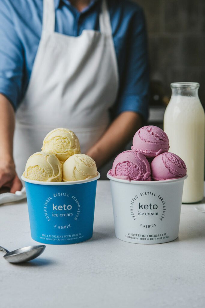 Salted Caramel Pecan Keto Ice Cream Salted Caramel Pecan Keto Ice Cream