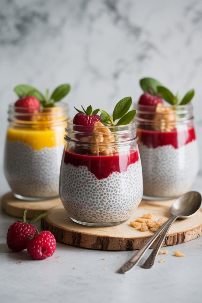 Chia Seed Pudding Three Ways