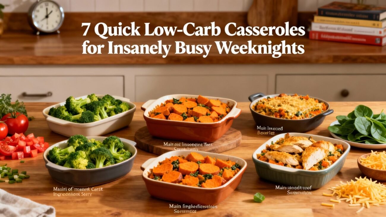 7 Quick Low Carb Casseroles for Insanely Busy Weeknights 7 Quick Low-Carb Casseroles for Insanely Busy Weeknights