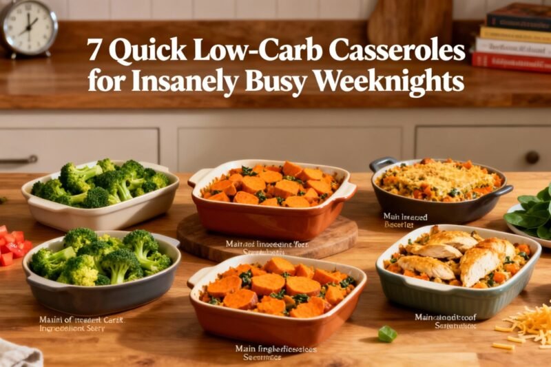 7 Quick Low Carb Casseroles for Insanely Busy Weeknights 7 Quick Low Carb Casseroles for Insanely Busy Weeknights