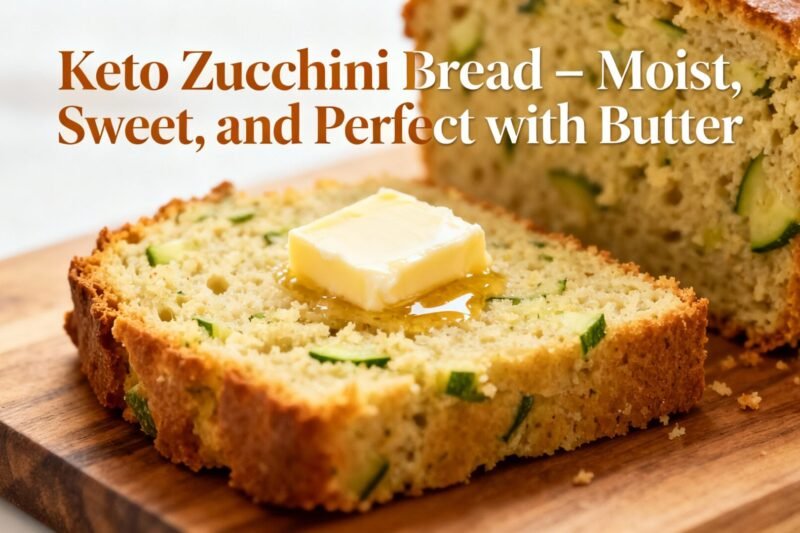 Keto Zucchini Bread – Moist, Sweet, and Perfect with Butter Keto Zucchini Bread – Moist, Sweet, and Perfect with Butter