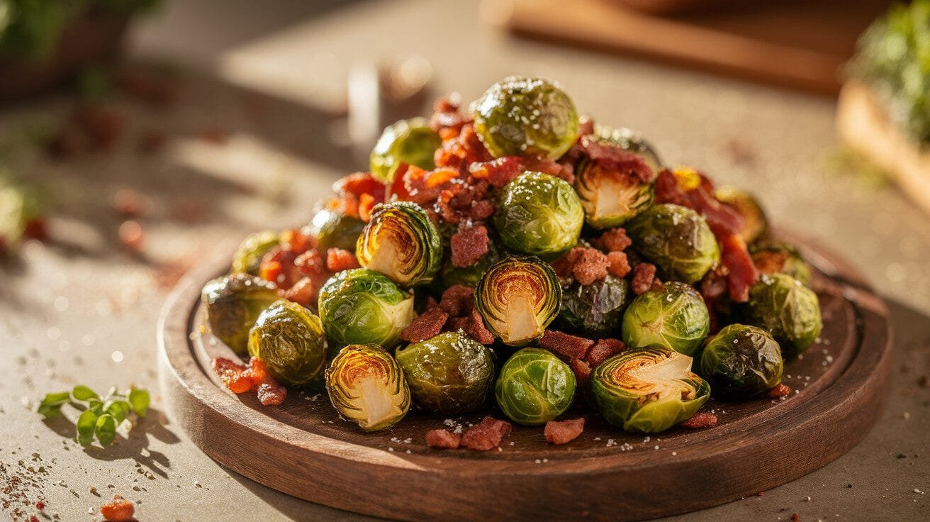 The Crispy, Savory Keto Bacon Brussels Sprouts Recipe That Converts Veggie-Haters