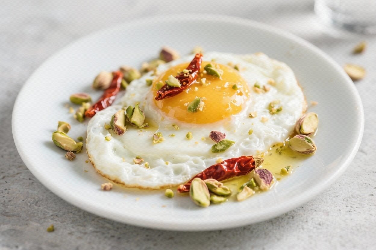 Keto Turkish Cloud Eggs With Chili Butter & Crushed Pistachios – Light, Flavorful, and Low-Carb Keto Turkish Cloud Eggs With Chili Butter & Crushed Pistachios – Light, Flavorful, and Low-Carb