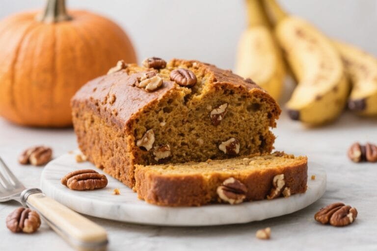 Pumpkin Banana Bread With Toasty Pecans – Cozy, Moist, and Perfectly Spiced