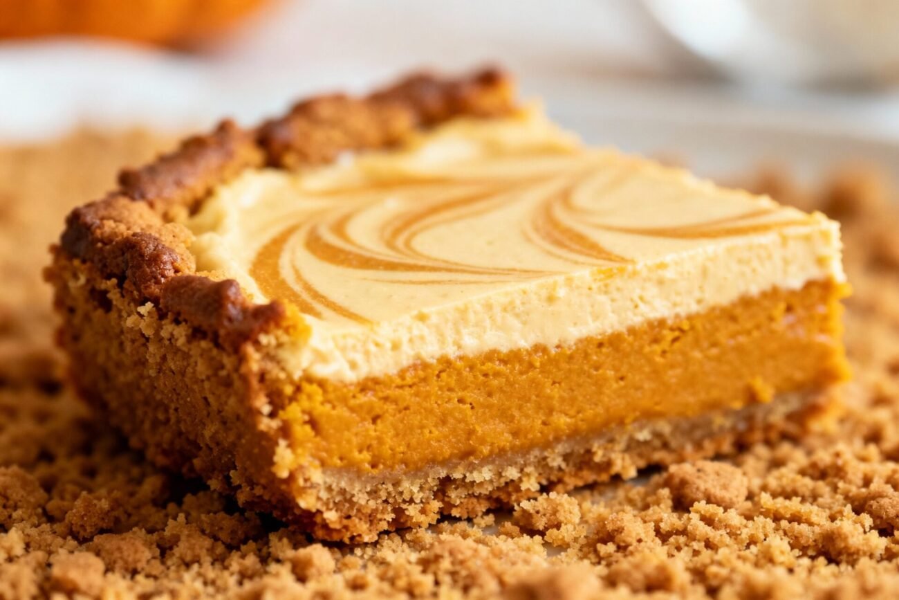 Pumpkin Cheesecake Bars With Gingersnap Crust Pumpkin Cheesecake Bars With Gingersnap Crust