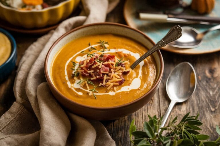 Easy Instant Pot Keto Pumpkin Soup