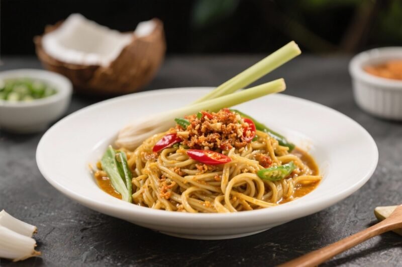 Thai Lemongrass Coconut Keto Curry Noodles with Chili Oil Crunch - Creamy, Zesty, and Low-Carb Comfort Thai Lemongrass Coconut Keto Curry Noodles with Chili Oil Crunch – Creamy, Zesty, and Low-Carb Comfort