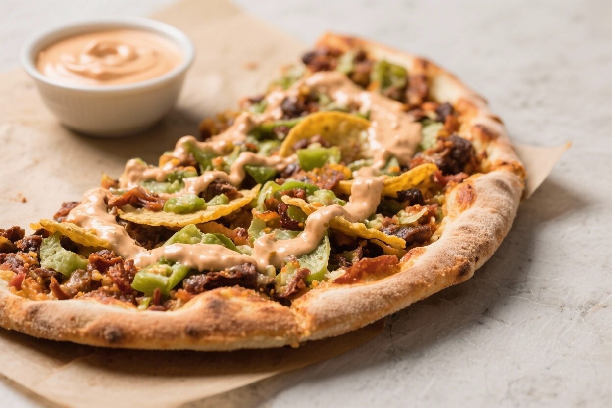 Keto Taco Pizza, Chipotle Crema - A Flavor-Packed Low-Carb Favorite Keto Taco Pizza