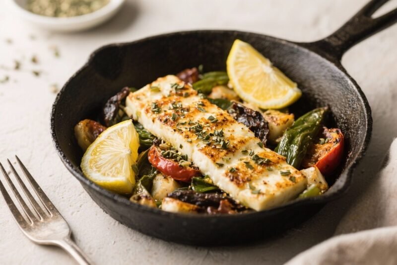 Mediterranean Halloumi Keto Skillet With Preserved Lemon & Za’atar - Bright, Savory, and Low-Carb Mediterranean Halloumi Keto Skillet With Preserved Lemon & Za’atar – Bright, Savory, and Low-Carb