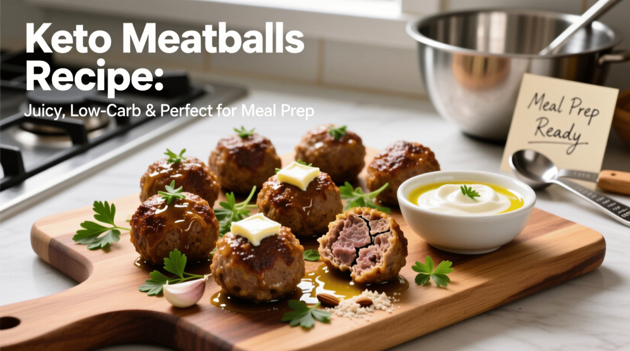 Keto Meatballs Recipe: Juicy, Low-Carb & Perfect for Meal Prep