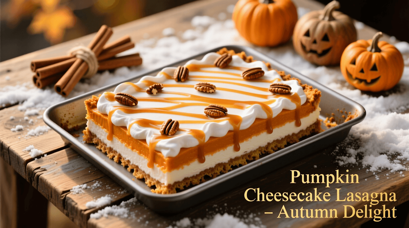 Pumpkin Cheesecake Lasagna: The Ultimate 4-Layer Holiday Showstopper (That’s Shockingly Easy!)