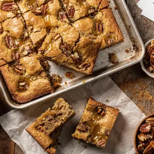 Brown Butter Pecan Blondies