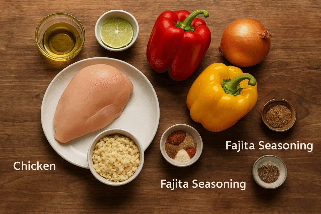 Essential Ingredients for Your Keto Chicken Fajita Bowl