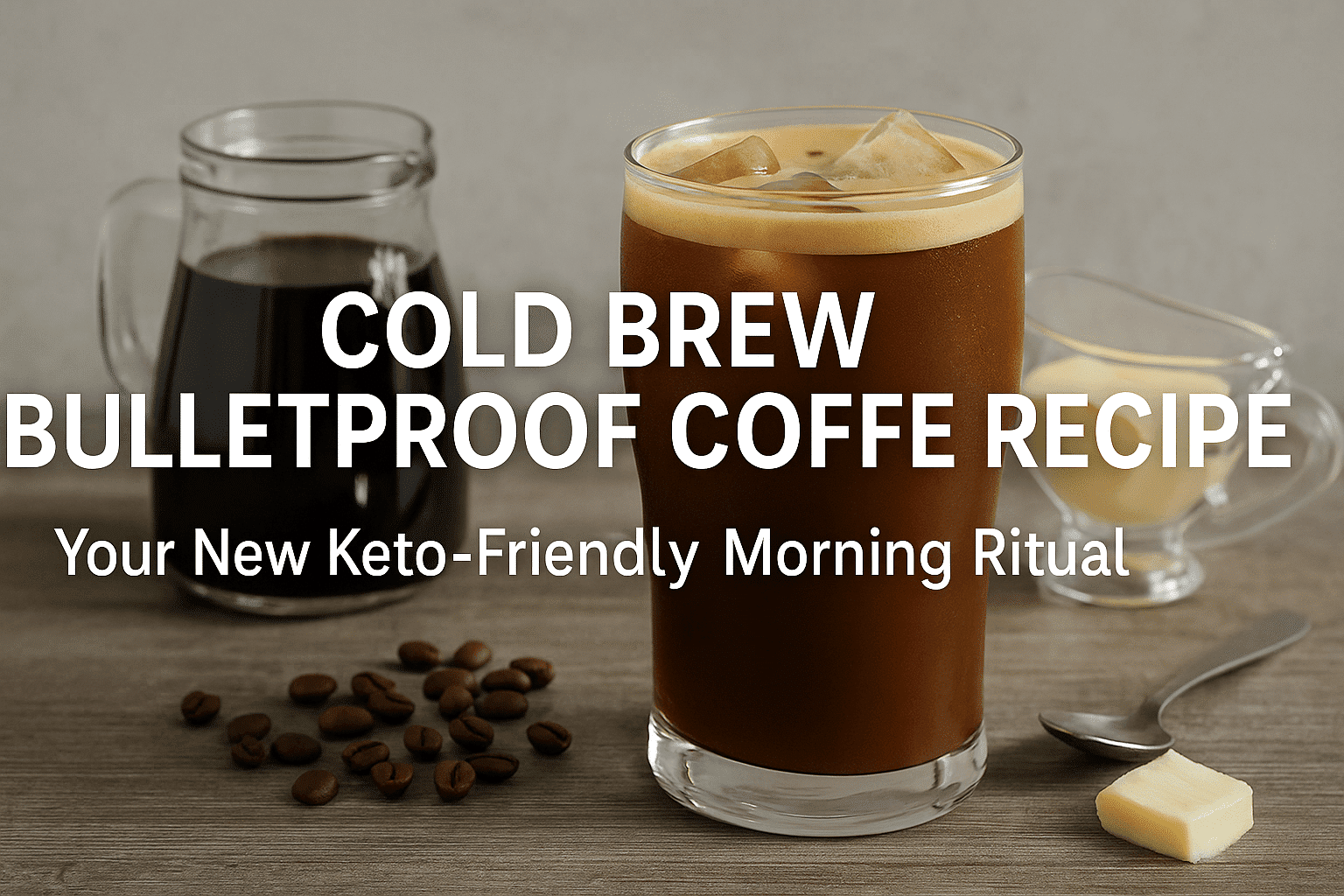 ☕ Cold Brew Bulletproof Coffee Recipe: Your New Keto-Friendly Morning Ritual