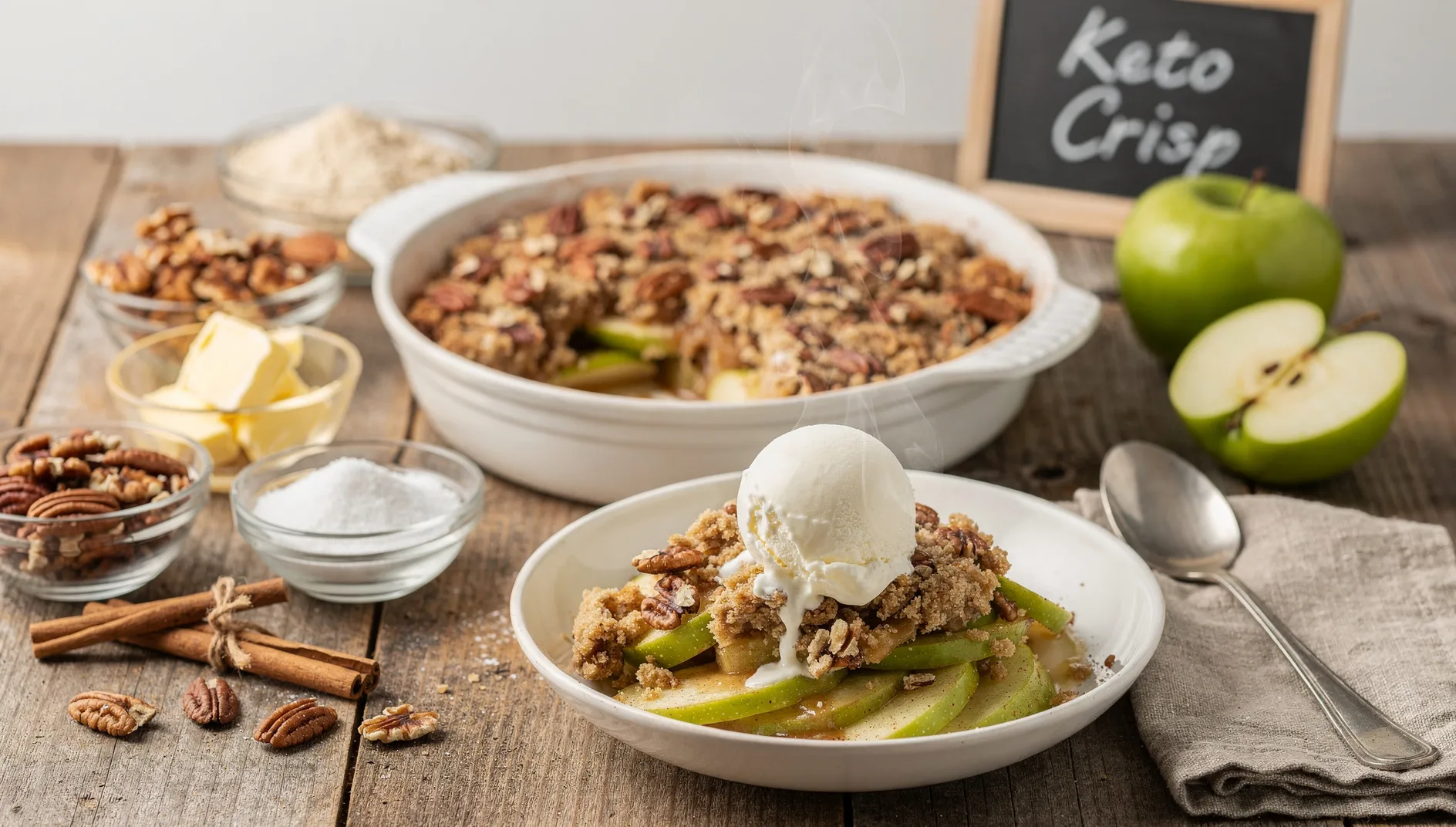 Keto Apple Crisp Recipe