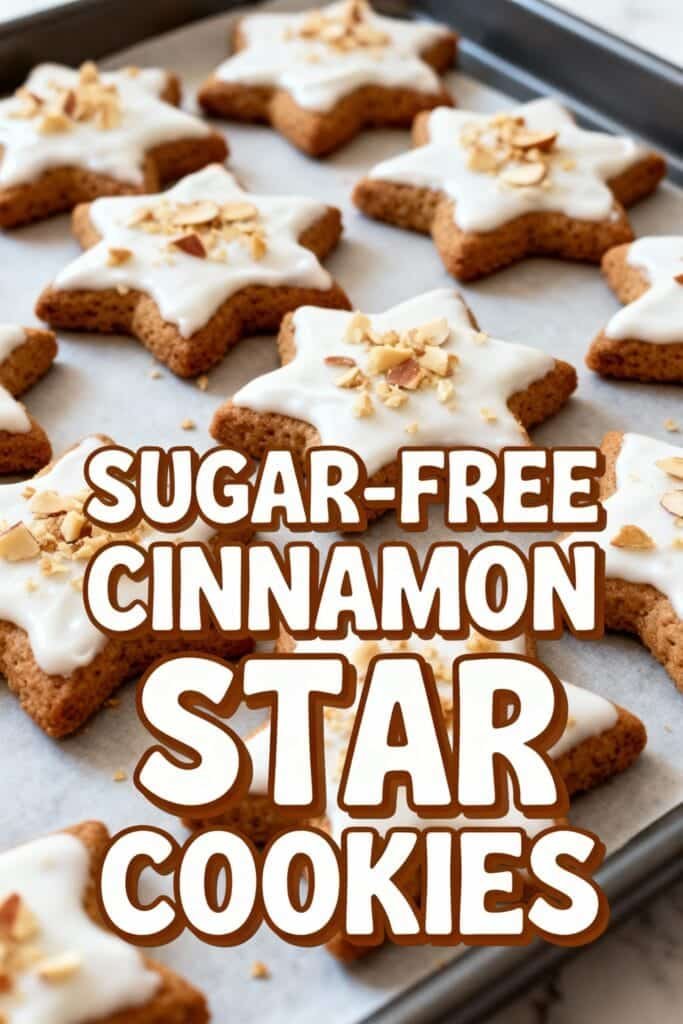 Sugar Free Cinnamon Star Cookies 
