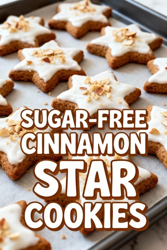 Sugar Free Cinnamon Star Cookies 