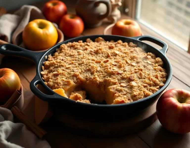 warm apple crisp