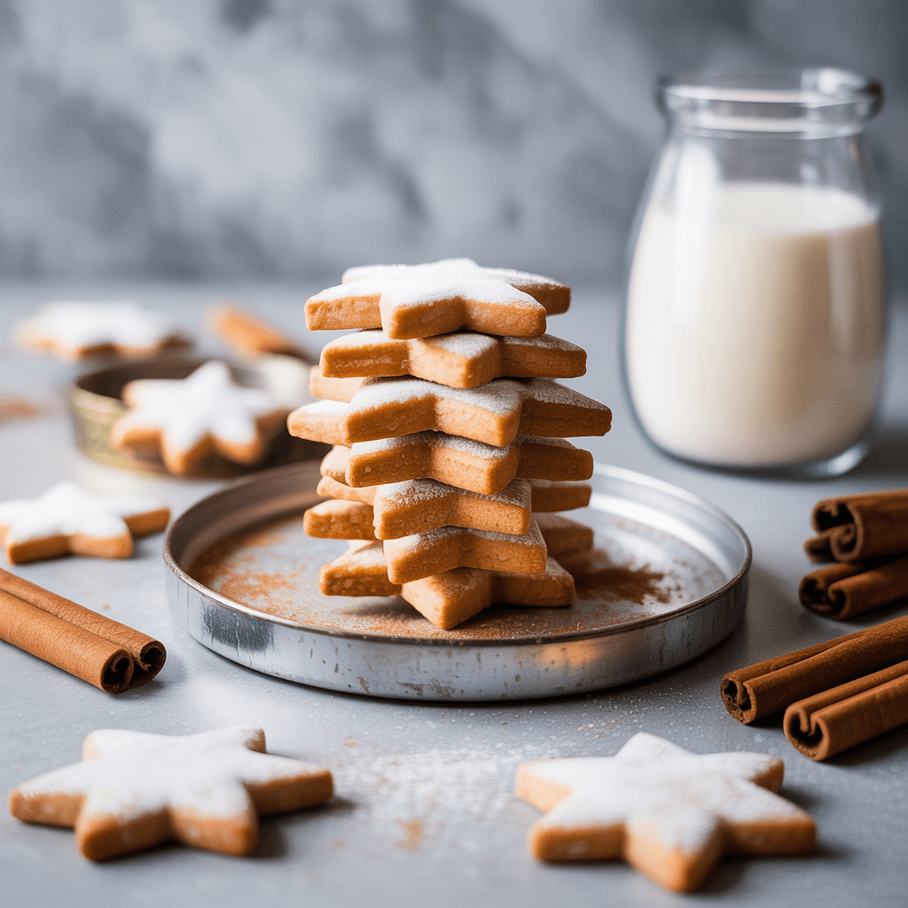 Sugar Free Cinnamon Star Cookies