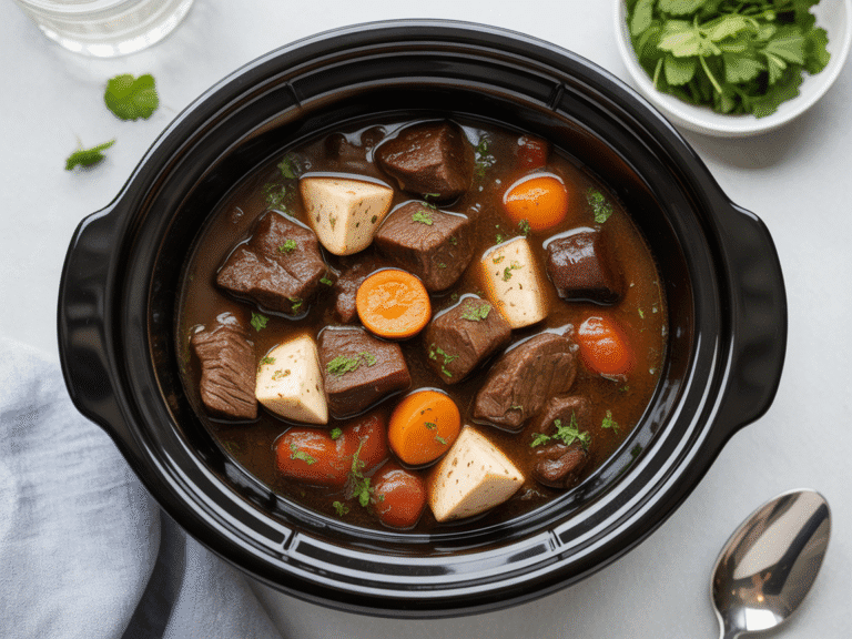 Slow Cooker Guinness Beef Stew