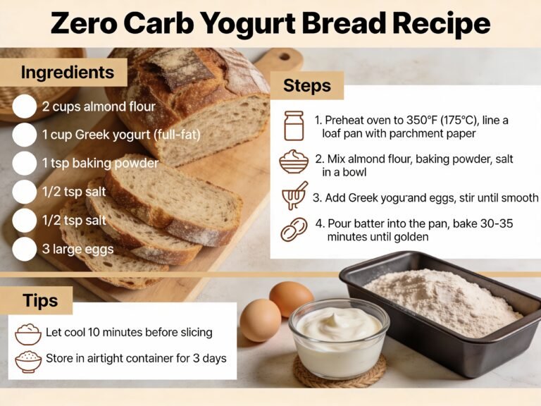 Zero Carb Yogurt Bread Recipe