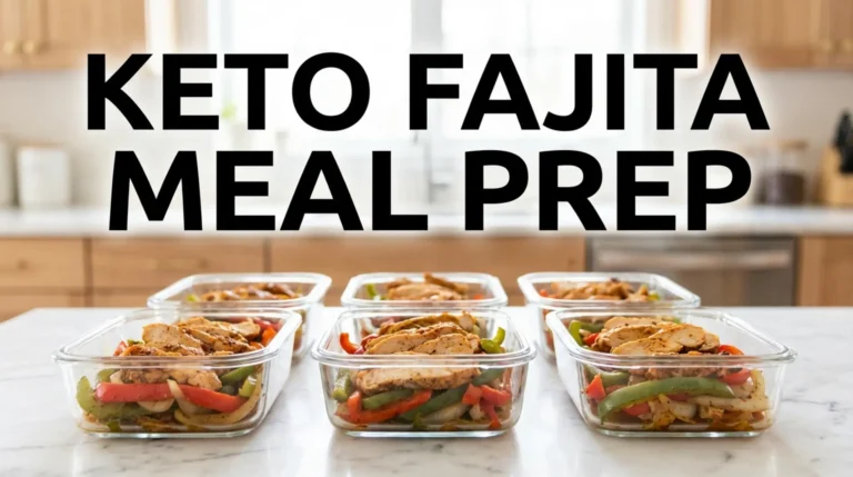 Keto Chicken Fajita Recipe